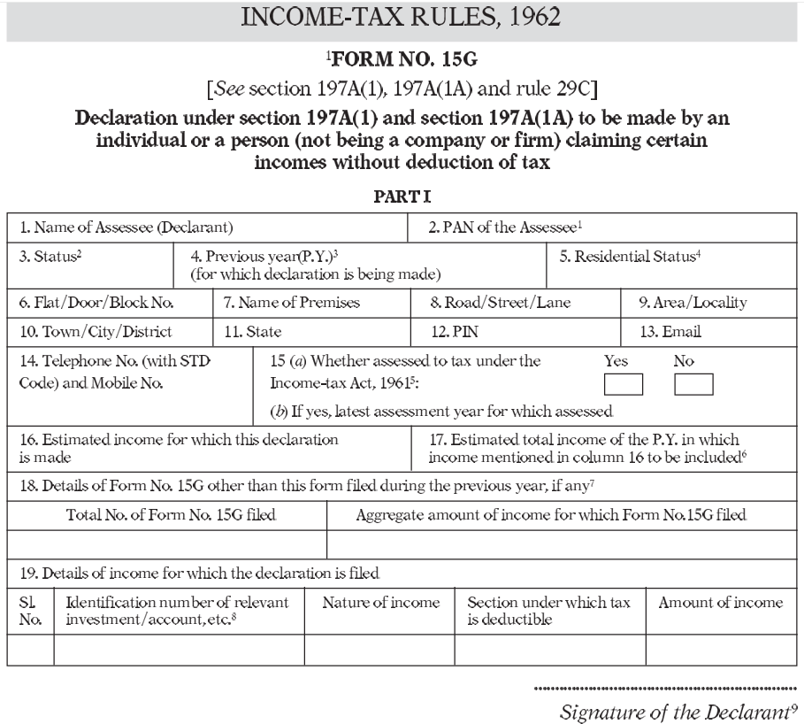 15g Form Fill Up Procedure See Rule 29c   Fill Online, Printable