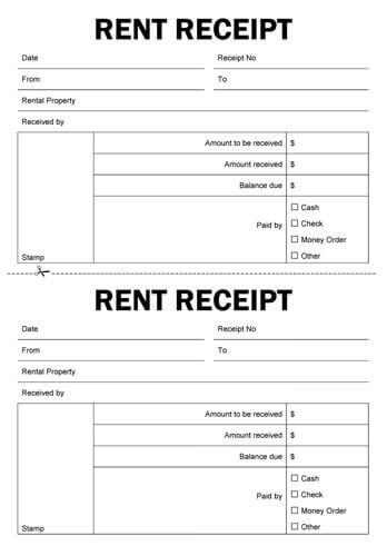 Rent-receipt-format