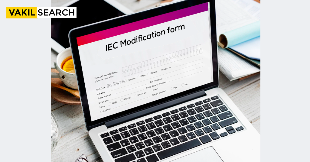 IEC Modification | Online IEC Modification Form