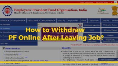 How to Withdraw PF Online After Leaving Job