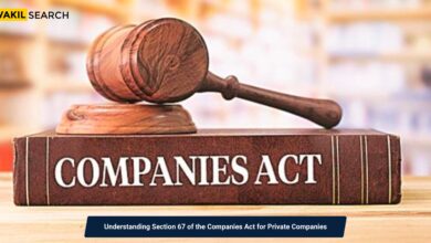 Section 67 of the Companies Act for Private Companies