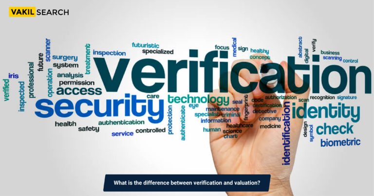 difference between verification and valuation