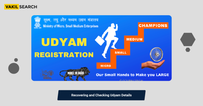 Recovering and Checking Udvam Details