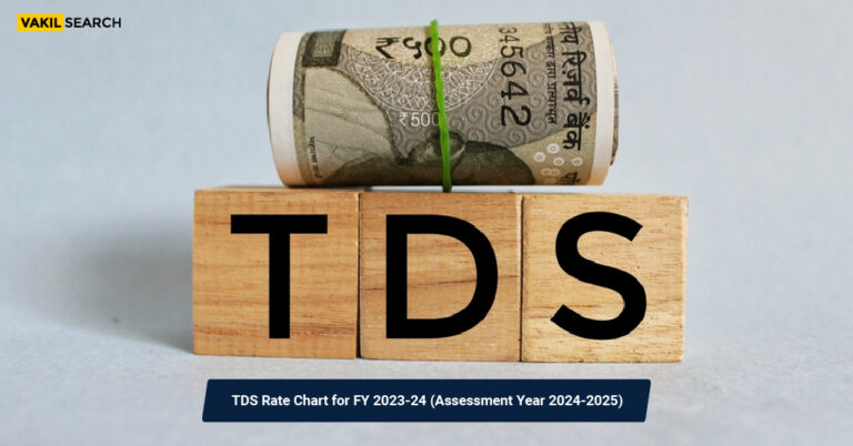 Tds Rate Chart For Fy 2023 24 Assessment Year 2024 2025 7205