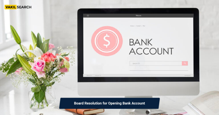 Board Resolution for Opening Bank Account