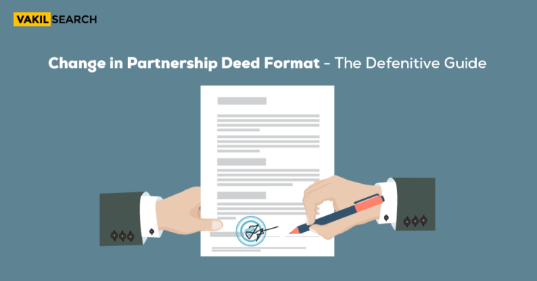 Partnership Deed Format