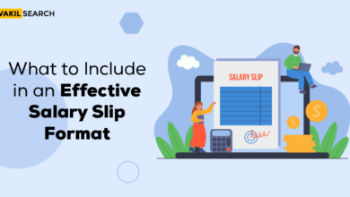 Effective Salary Slip Format